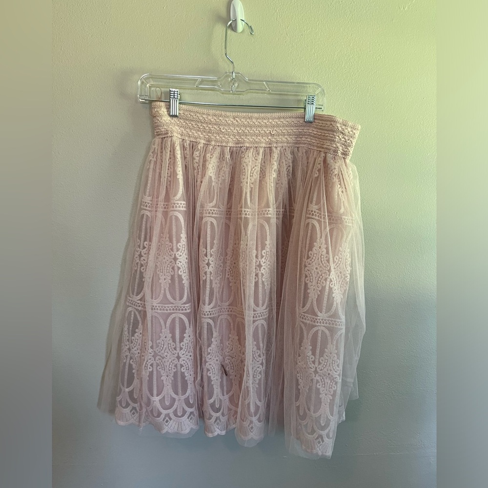 Pink skirt